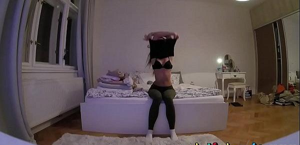  Girlfriends Sexy video diary ass workout and shower to hot pussy licking